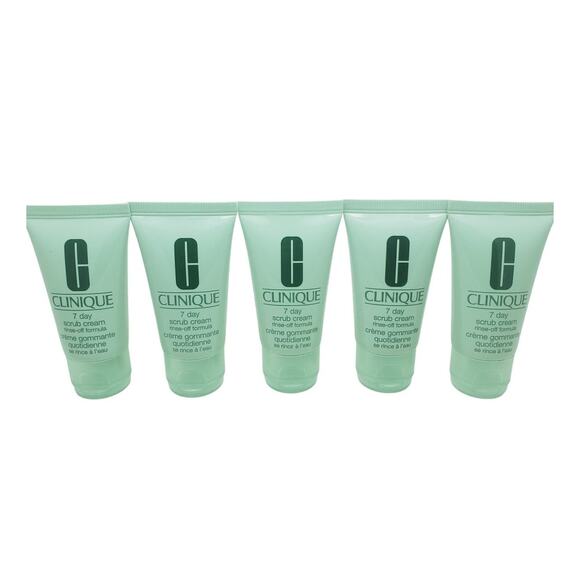 Lot Of 5 Clinique 7 Day Scrub Cream 1 OZ Each 5 OZ In Total - Picture 1 of 2